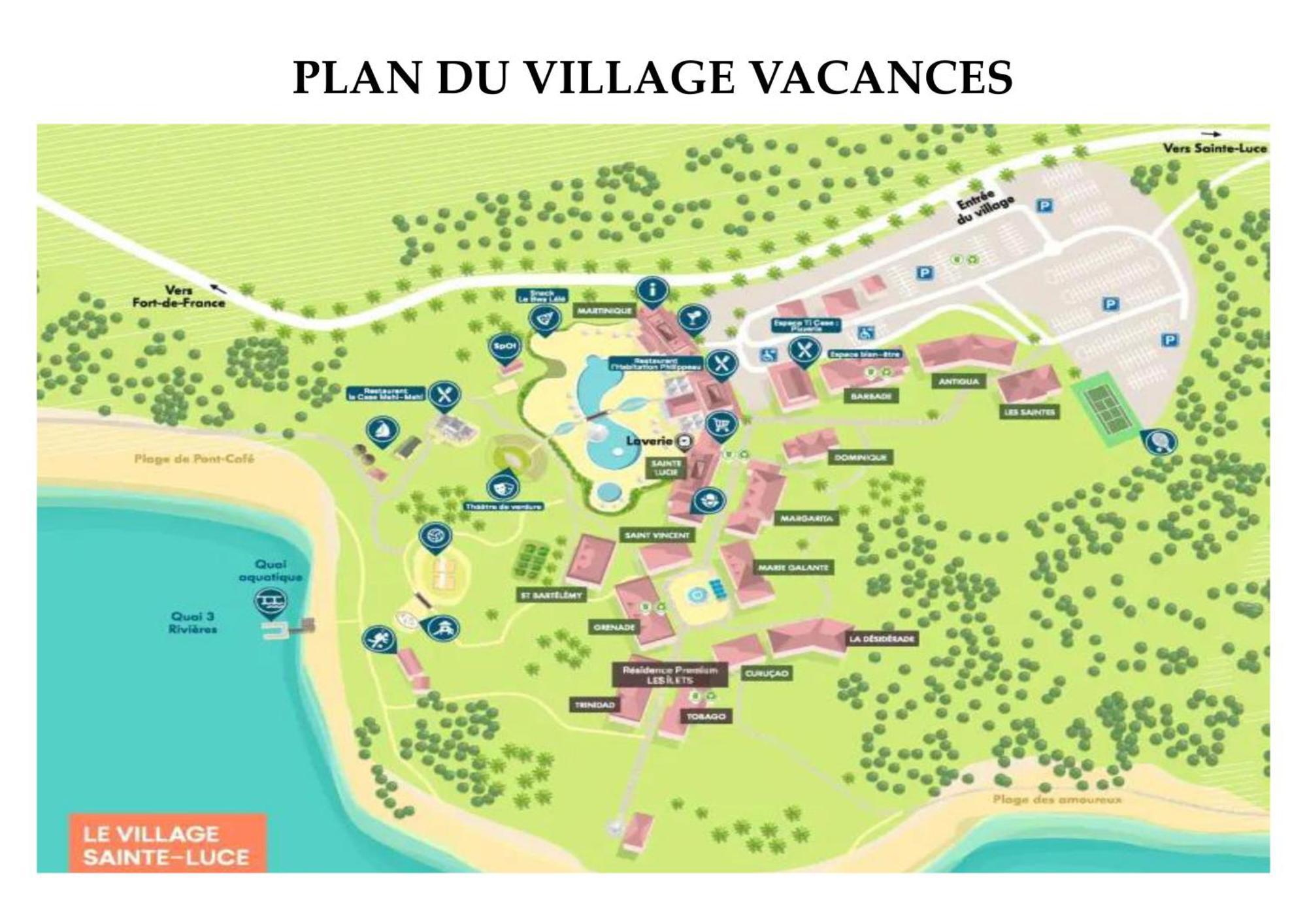 Dans Village Pierre & Vacances - 3 Pieces - Piscine, Plage - Vues Mer, Calme & Spacieux Sainte-Luce Exterior foto